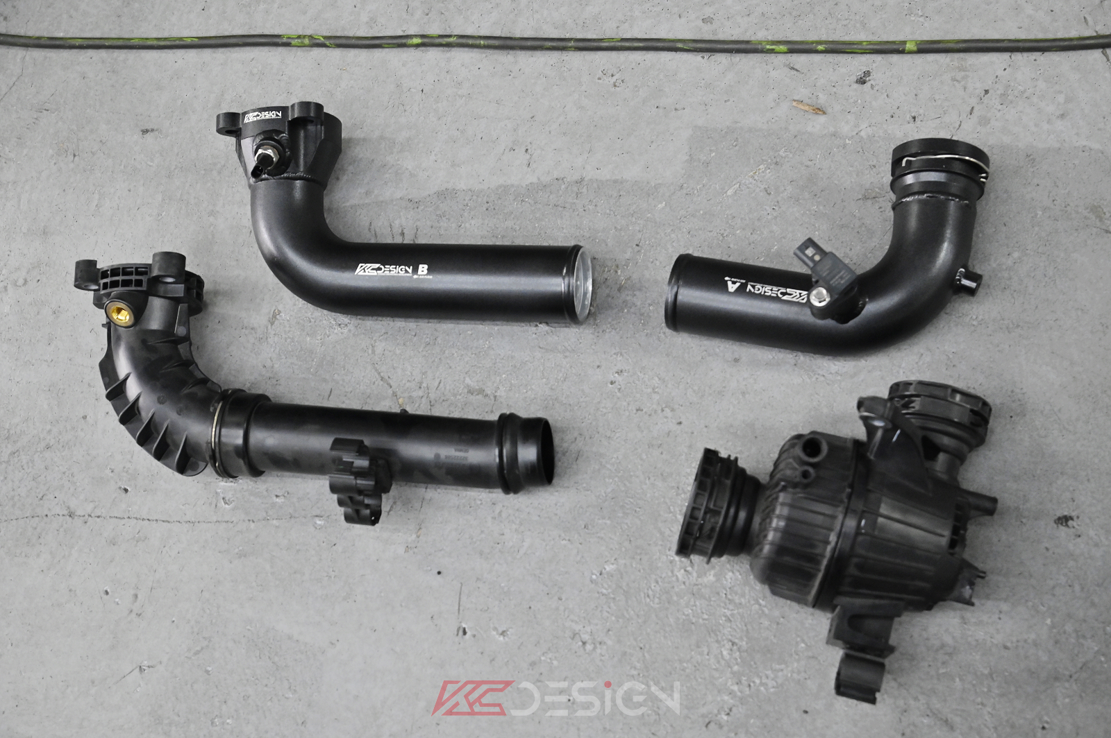 KCDesign-Volvo Drive-E T6 Phev/T8 Phev-鋁合金渦輪管